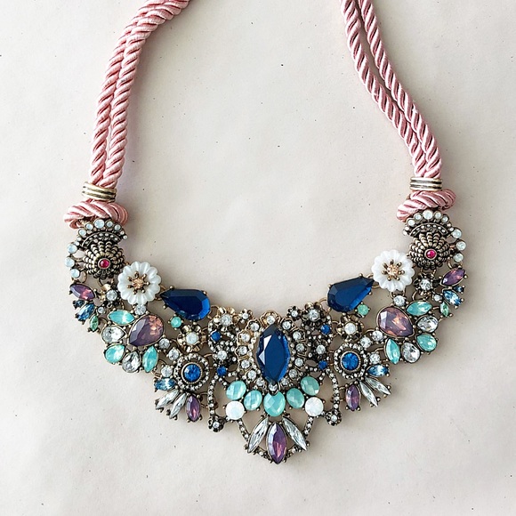 Pastel Bib Necklace - Picture 5 of 9